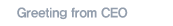 Greeting from CEO 